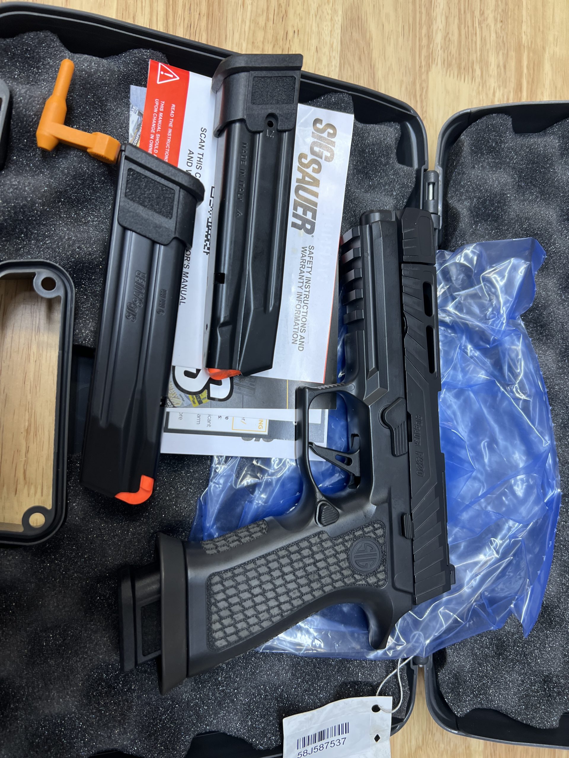 SIG SAUER P320 SPECTRE COMP BLACKOUT 9MM 21 rounds - USED - Image 3