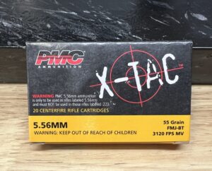 PMC X-TAC 5.56mm 55 grain FMJ-BT 20RD Box